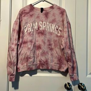 Wild Fable tie dye crew neck sweater.